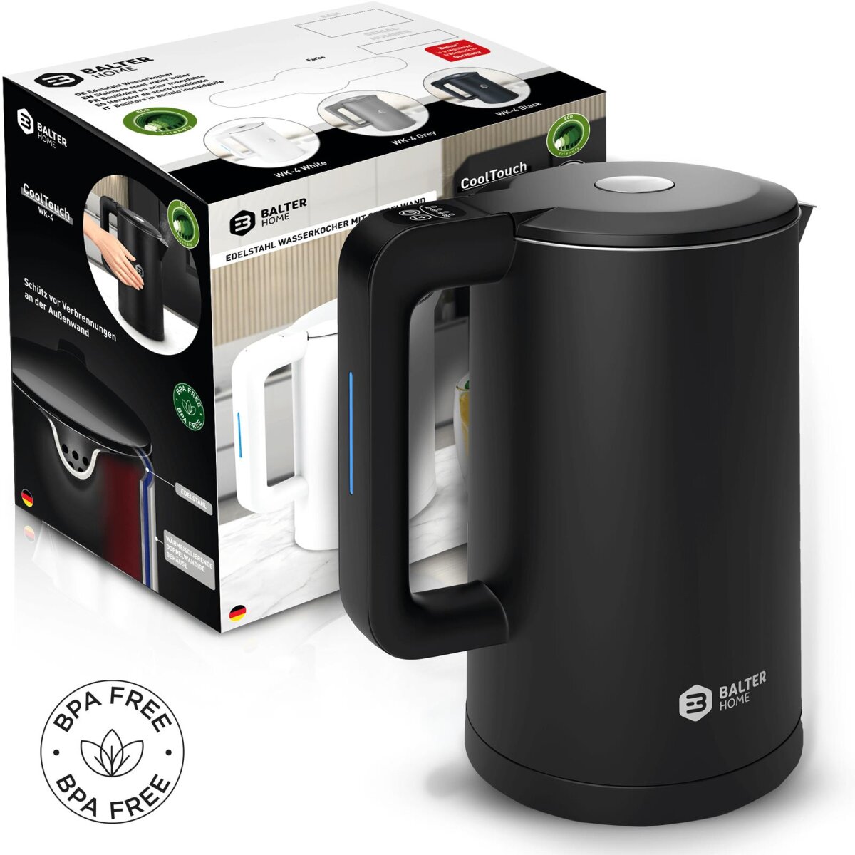 Balter Wasserkocher WK-04-Touch-BL