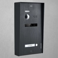 Aufputz-Montagebox f&uuml;r BALTER EVO Unterputz T&uuml;rstationen, Schwarz