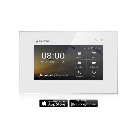 Zusatzmonitor Balter Evo HD-7M-WIFI mit App
