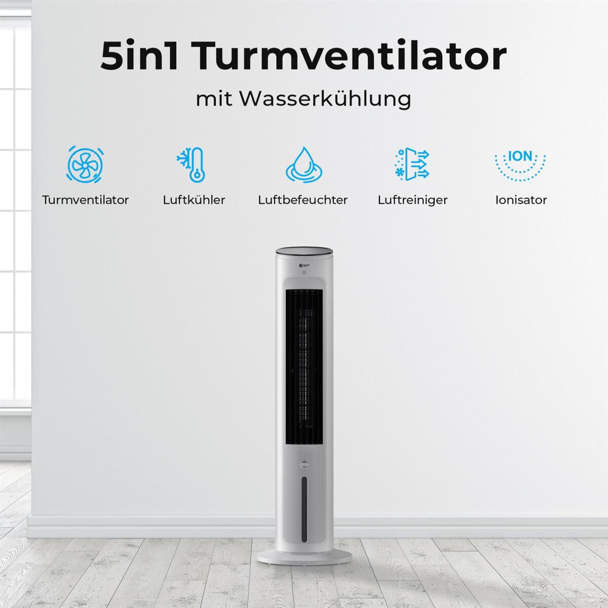 Balter Turmventilator mit Wasserk&uuml;hlung VT-09-WH