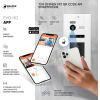HD Video T&uuml;rsprechanlage mit Fingerprint, Video T&uuml;rklingel, Smartphone App, 1 Familienhaus, 2x7 Zoll Monitore, 2 Draht Bus, 175&deg; Weitwinkel