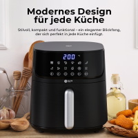 Balter Hei&szlig;luftfritteuse HL-550 (LCD Display, 12 Programme, 5,5L Garraum)