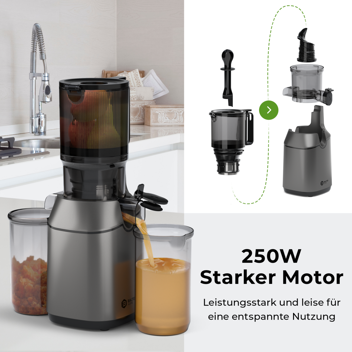 Balter Entsafter ES-02 Slow Jucier