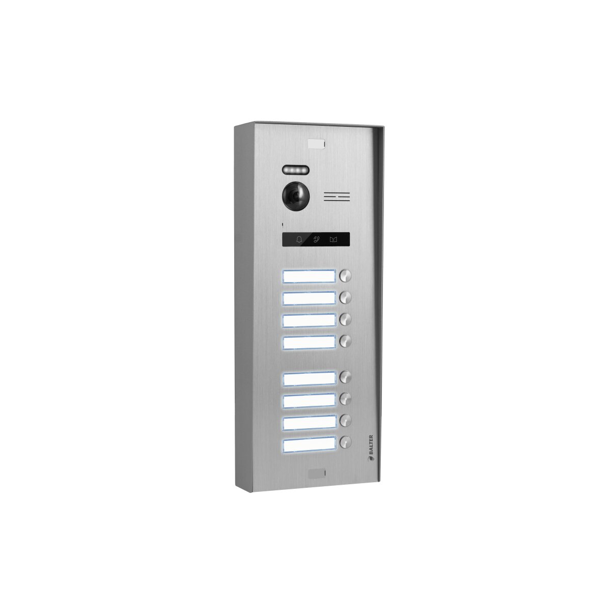 BALTER EVO Silver Aufputzmontagehalterung / Regenschild f&uuml;r die EVO-SILVER T&uuml;rstationen von 5 bis 8 Teilnehmer / Familien