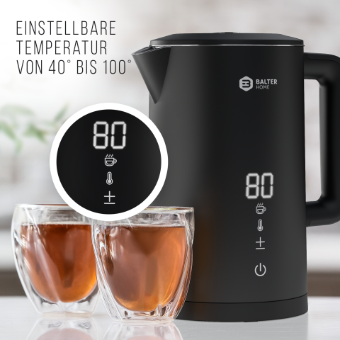 Balter Wasserkocher WK-11BL-LCD