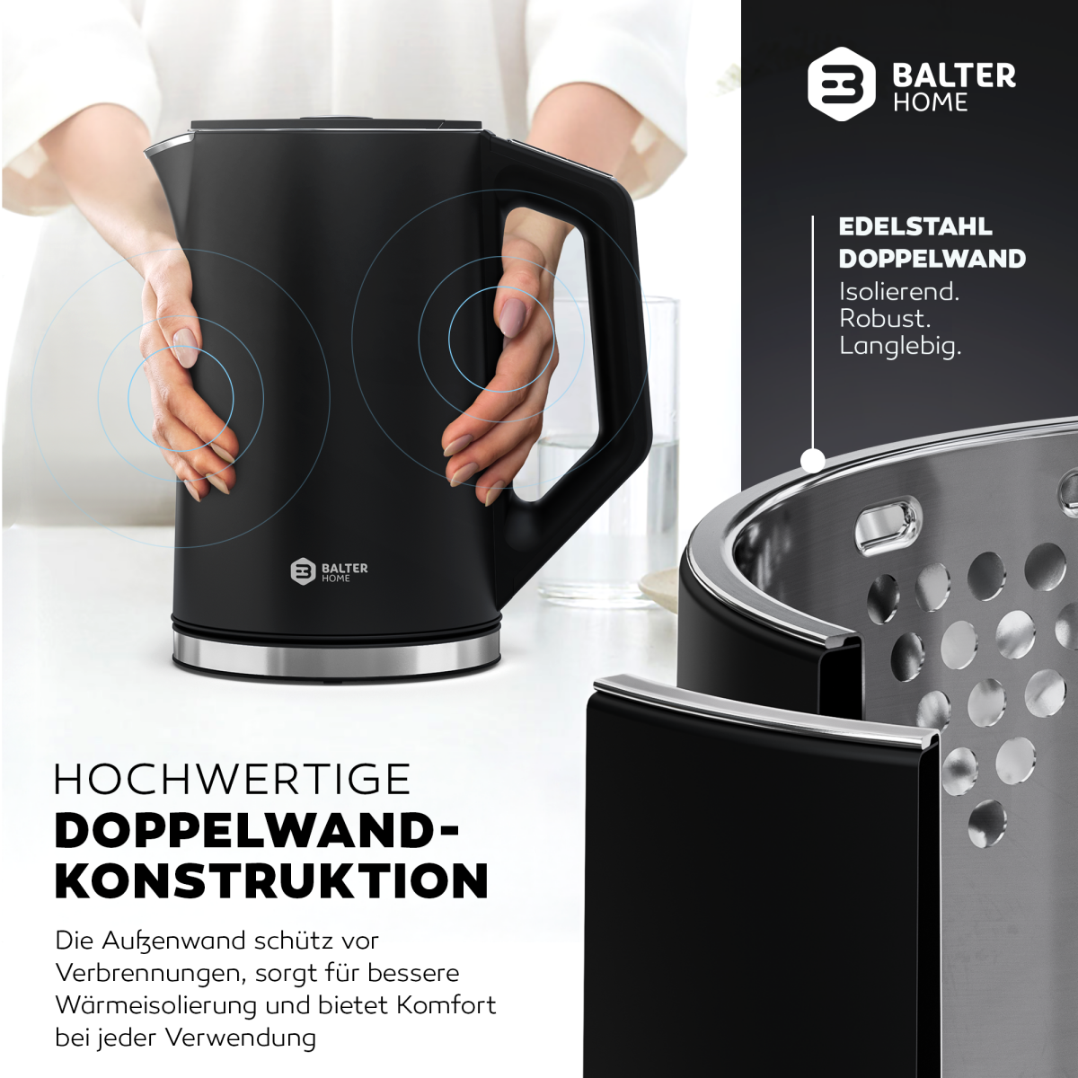 Balter Wasserkocher WK-12-BL