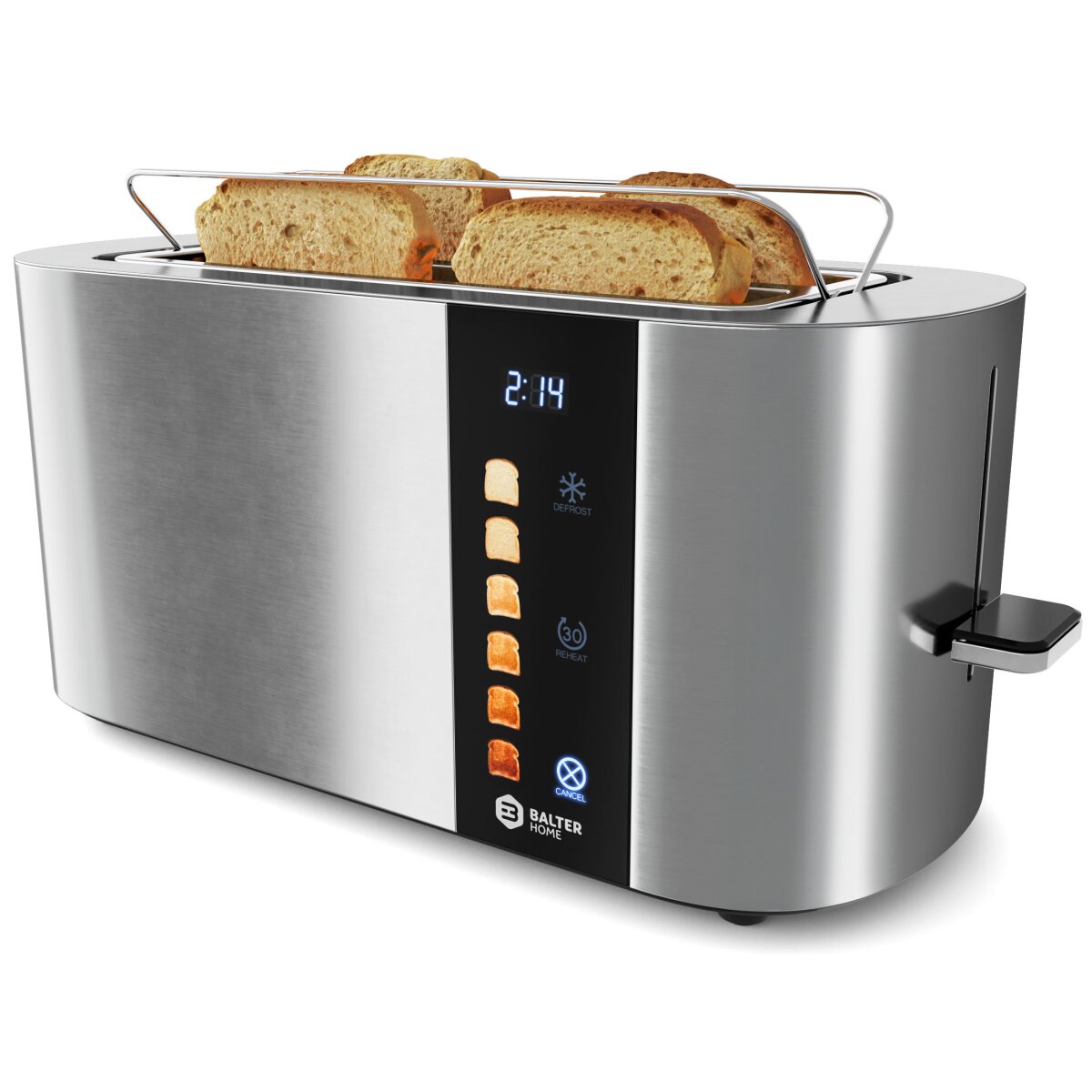 Balter Toaster TS-34 Langschlitz Silver