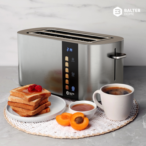 Balter Toaster TS-34 Langschlitz Silver