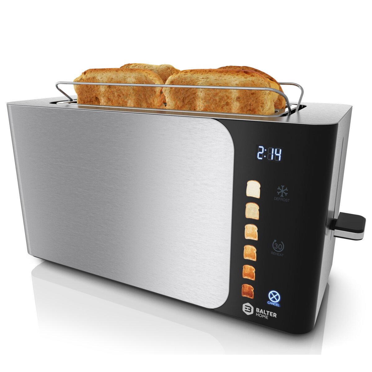 Balter Toaster TS-44 Langschlitz Silver