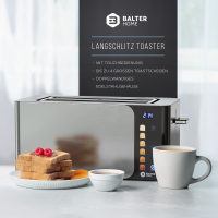 Balter Toaster TS-44 Langschlitz Silver
