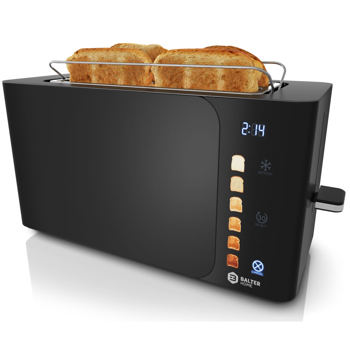 Balter Toaster TS-44 Langschlitz Schwarz