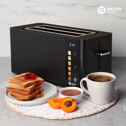 Balter Toaster TS-44 Langschlitz Schwarz