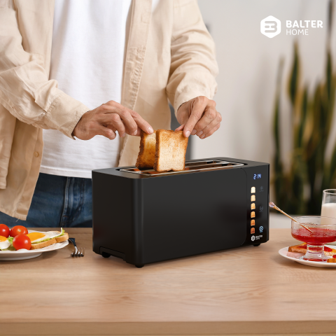 Balter Toaster TS-44 Langschlitz Schwarz