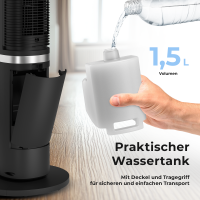 Balter Turmventilator mit Wasserk&uuml;hlung VT-11-BL