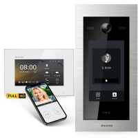 HD Video T&uuml;rsprechanlage mit Touchscreen und RFID f&uuml;r 1 Familienhaus, 1x Monitor, Balter EVO HD Touch