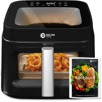 Balter Hei&szlig;luftfritteuse Airfryer, 6,5 L, inkl. 100 Rezepte, HL-651T