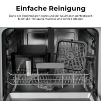 Balter Hei&szlig;luftfritteuse Airfryer, 6,5 L, inkl. 100 Rezepte, HL-651T