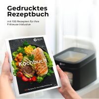 Balter Hei&szlig;luftfritteuse Airfryer, 6,5 L, inkl. 100 Rezepte, HL-651T