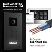 Balter Entri Set L Video T&uuml;rsprechanlage 2 Monitore