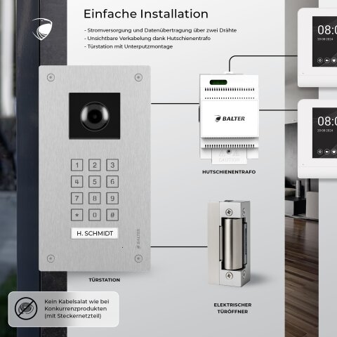 Balter Entri Set LN Video T&uuml;rsprechanlage