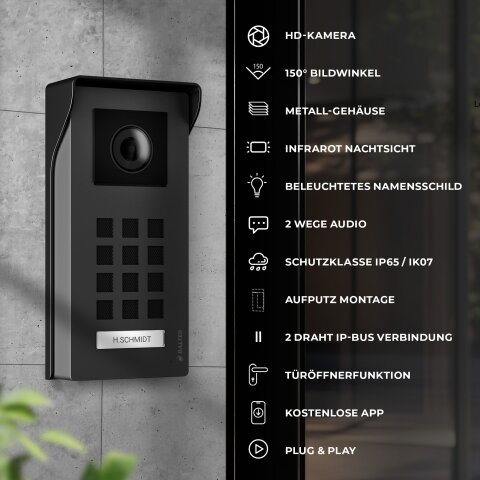 Balter Entri Set M Video T&uuml;rsprechanlage 2 Monitore