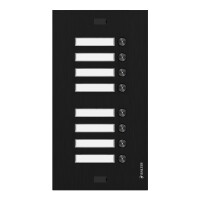 EVO Erweiterung EVO T&uuml;rstationen, 8-Klingel, schwarz