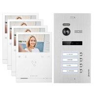 Video T&uuml;rsprechanlage f&uuml;r 5 Familienhaus, 5x Monitore, Balter EVO