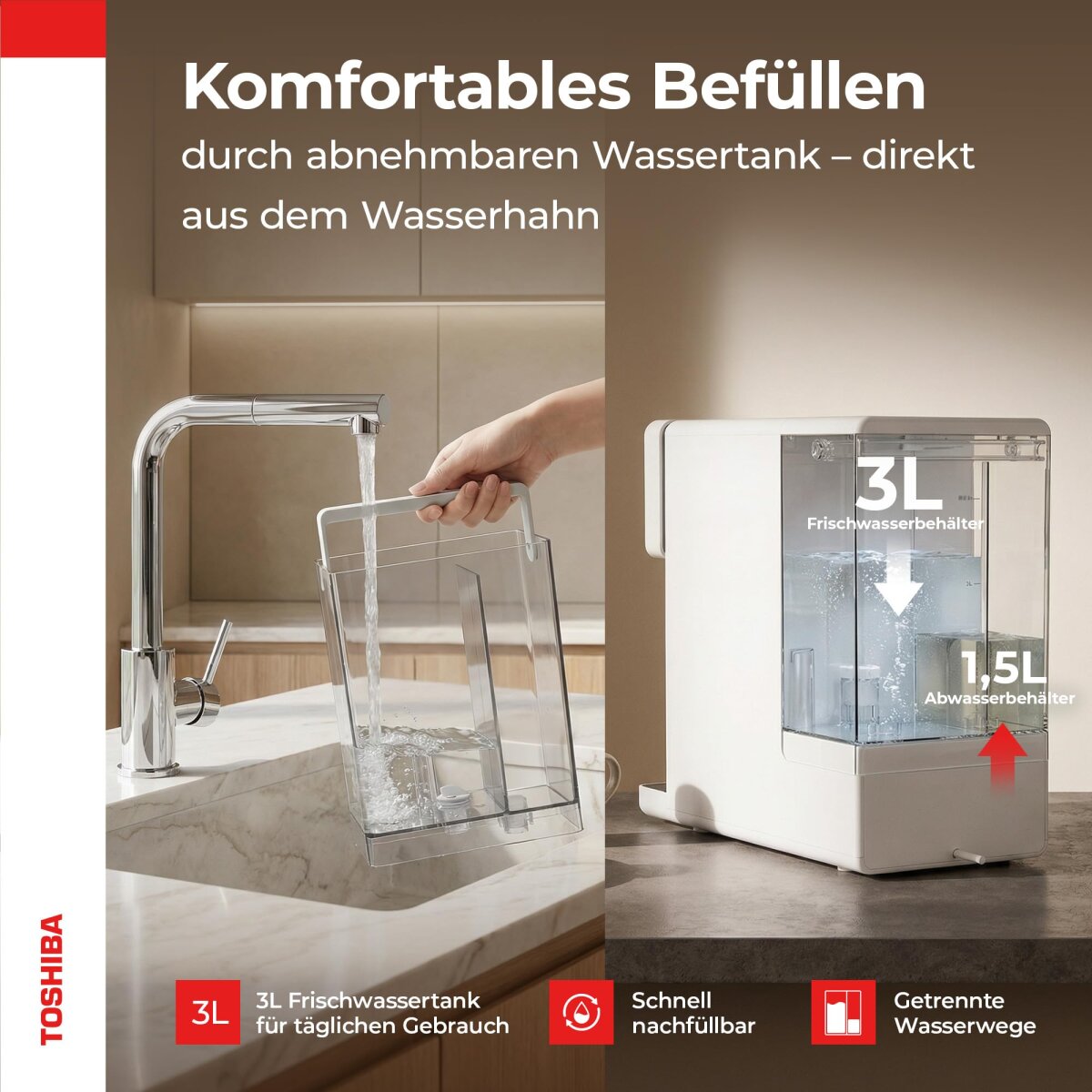 Toshiba Osmoseanlage Wei&szlig;