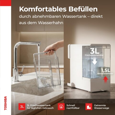 Toshiba Osmoseanlage Wei&szlig;