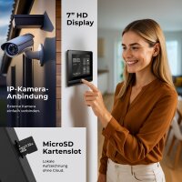 Balter Entri Set L Video T&uuml;rsprechanlage 2 Monitore Schwarz