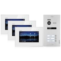 Video Türsprechanlage für 3 Familienhaus, 3x Monitore,...