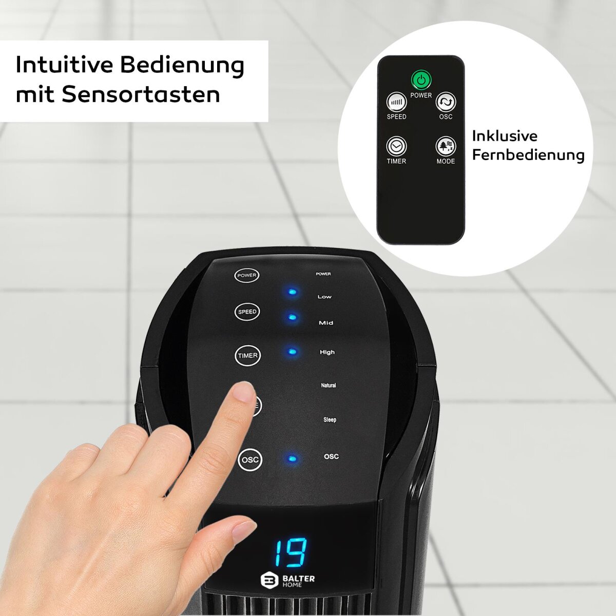 Balter Turmventilator VT-1 Breeze