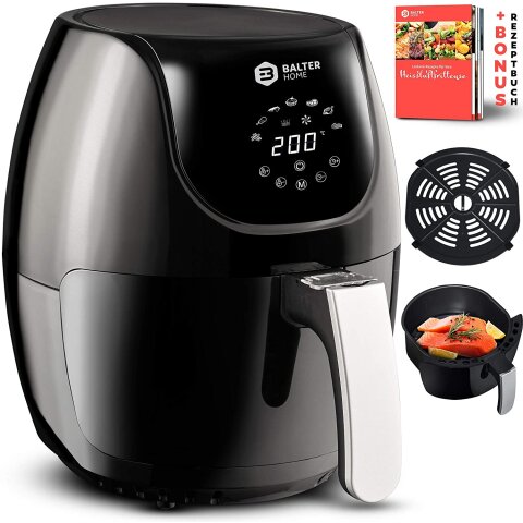 Balter Hei&szlig;luftfritteuse HL-360 (3,6 Liter, 7 Programme, LCD Display, 1400W)