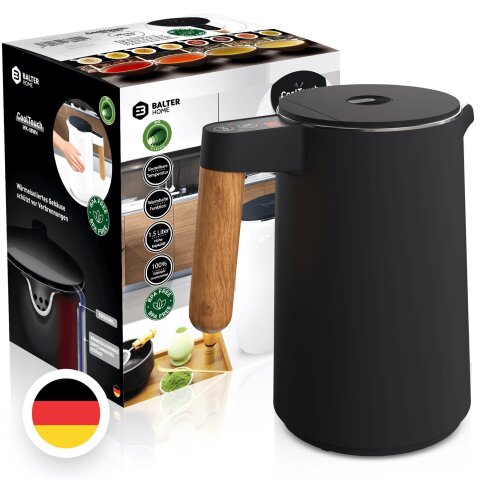 BALTER Edelstahl Wasserkocher WK-08-BL